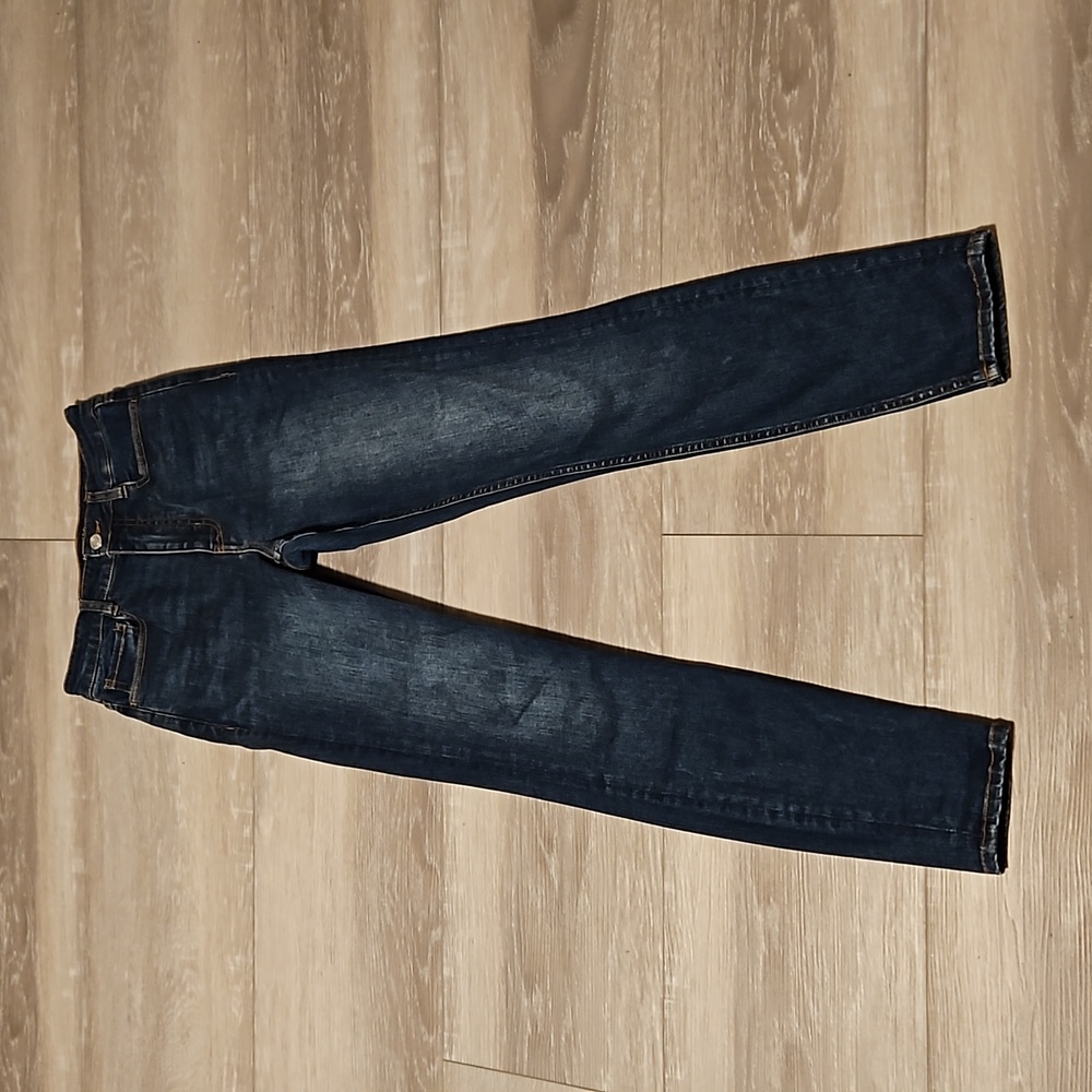 🌈Frank and Oak Debbie Skinny Jeans in Medium/Dark Wash - Picture 4 of 16